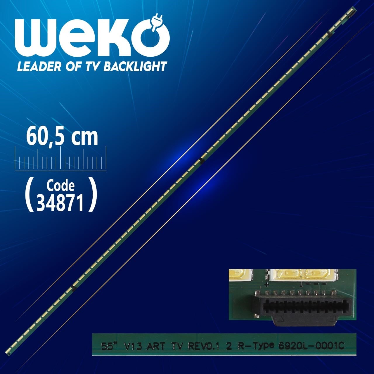 55'' V13 ART TV REV0.1 2 R-TYPE 6920L-0001C - 60.5 CM  75 LEDLİ -  (WK-207)