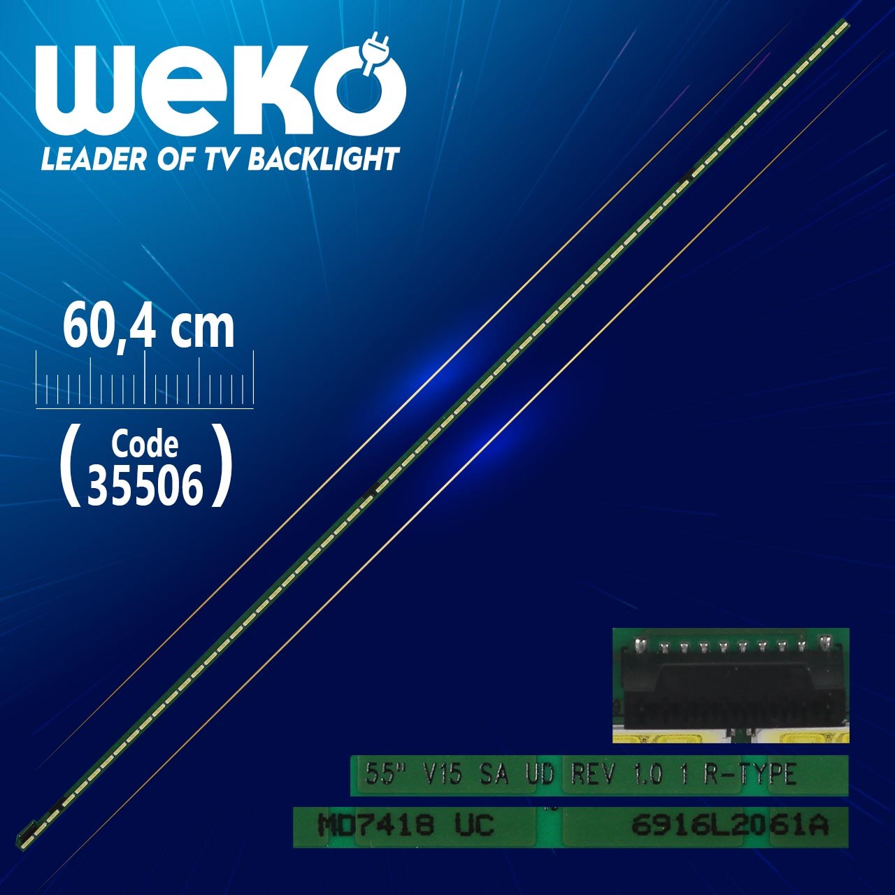 55'' V15 SA UD REV 1.0 1 R-TYPE - 63 LEDLİ 60.4 CM - (WK-153)