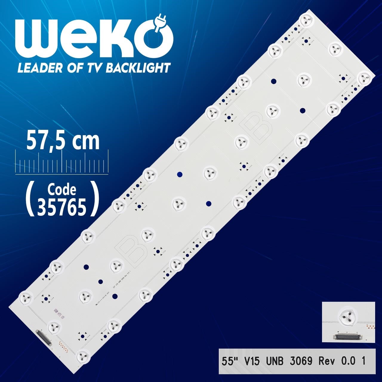55'' V15 UNB 3069 REV 0.0 1 B - 57.5 CM 30 LEDLİ - (WK-1233)