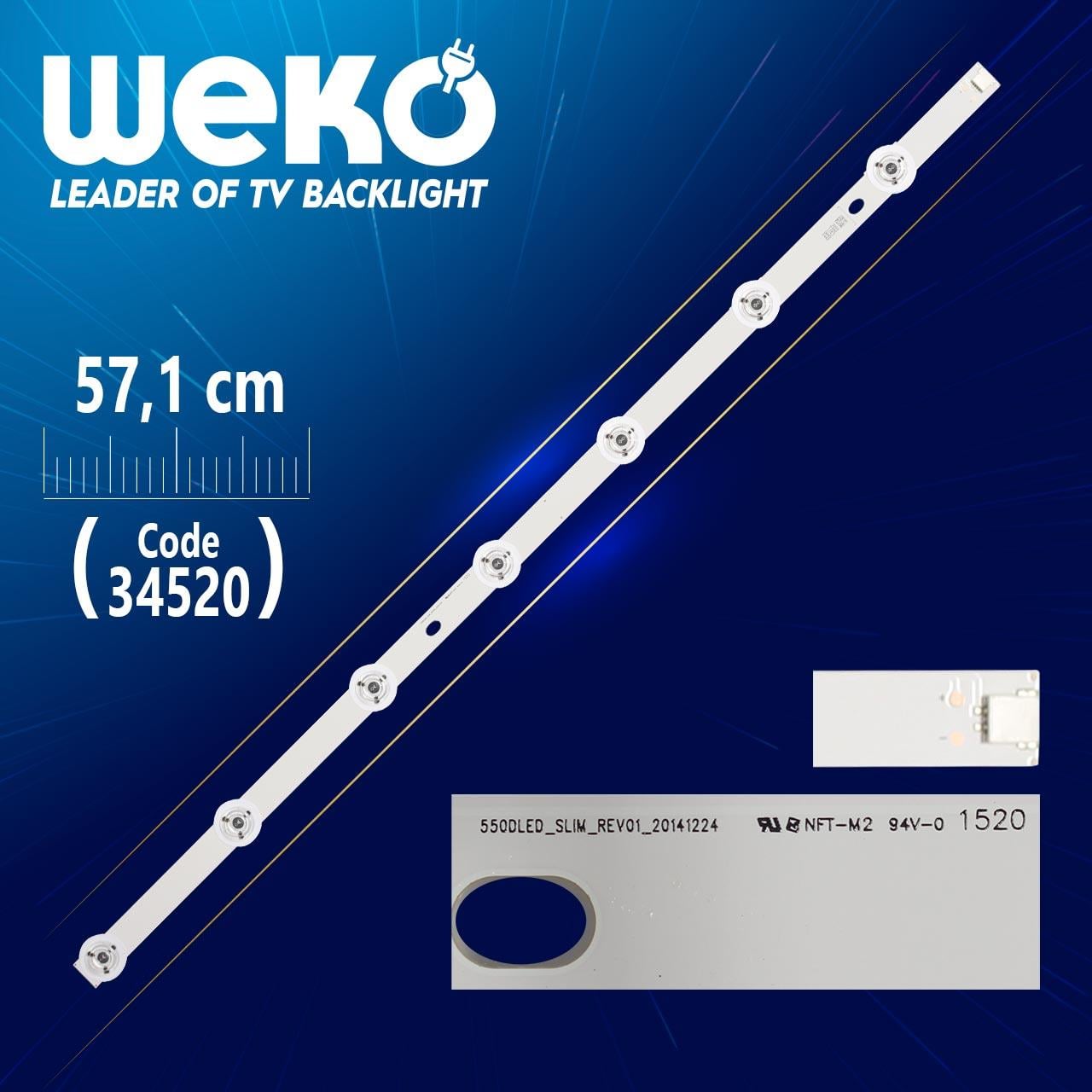 550DLED_SLIM_REV01 - 57.1 CM 7 LEDLİ (WK-614)