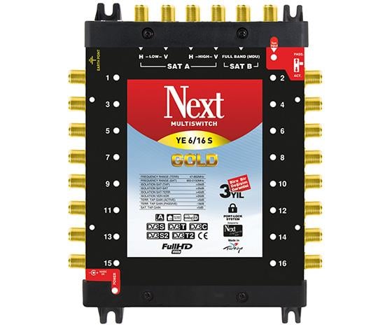 6*16 SONLU UYDU SANTRALİ NEXT