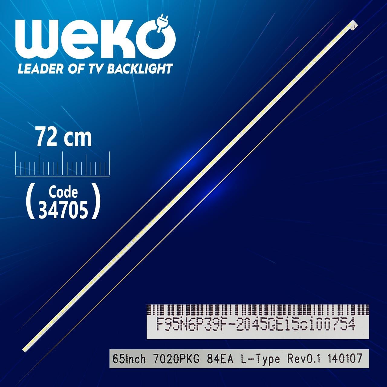 65INCH 17ELB65SLR0 7020PKG 84EA L-TYPE REV0.1 - REV0.2 - 72 CM 84 LEDLİ - (WK-364)