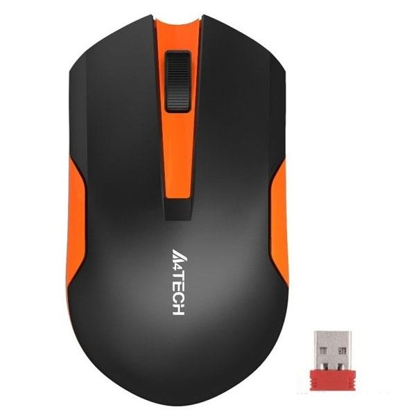 A4 TECH G3-200N V-TRACK USB SİYAH-TURUNCU KABLOSUZ MOUSE