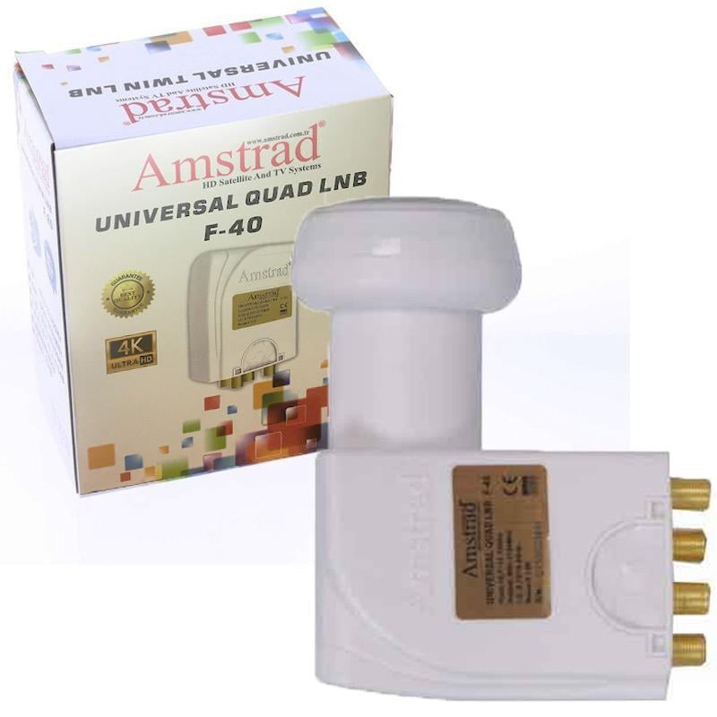 AMSTRAD F-40 ALTIN UÇLU  DÖRTLÜ LNB 0.1DB