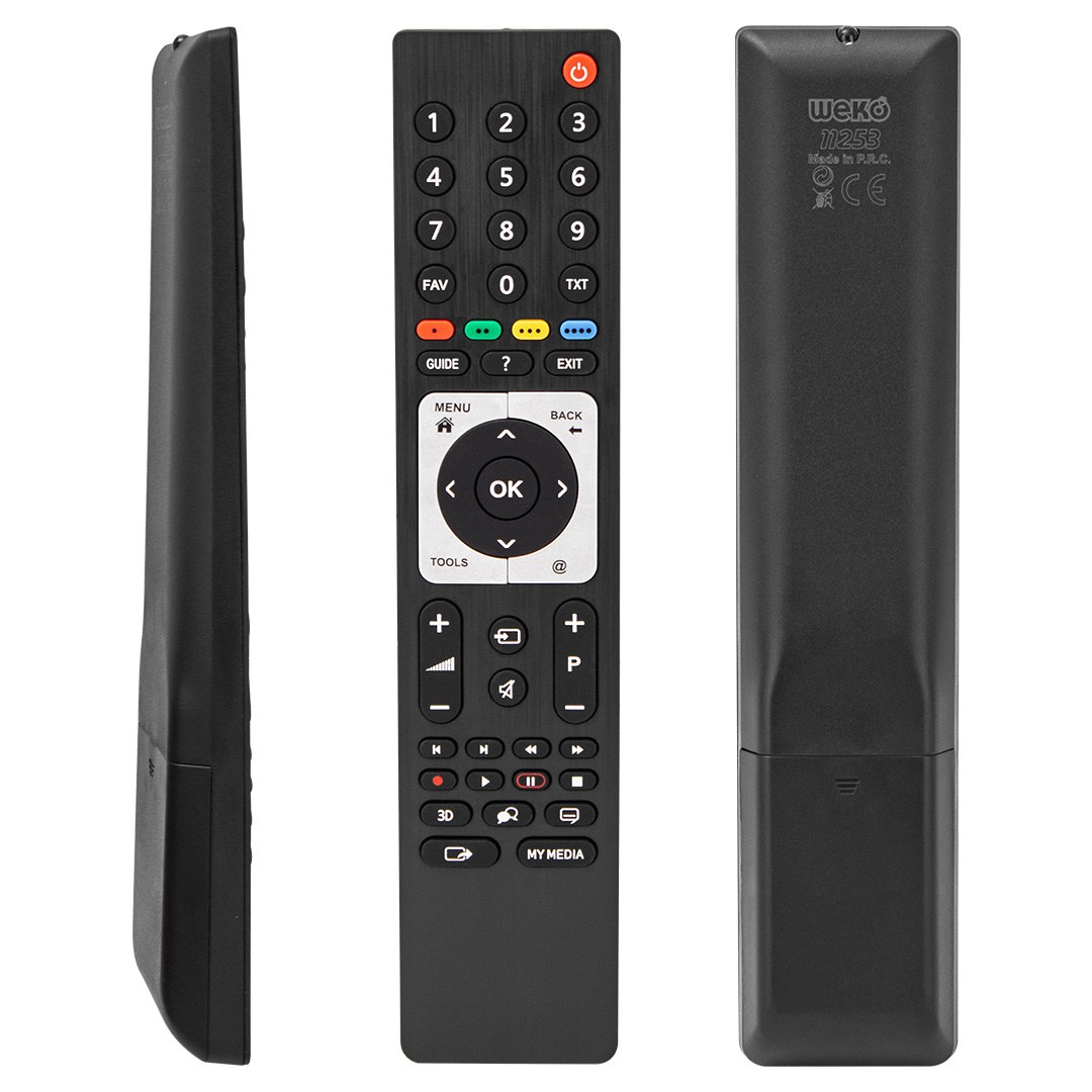 Arçelik Beko TS4187R-2 / Grundig 3D Metalik Guide Tuşlu Lcd Led Tv Kumandası Fiyatı - Merter Elektronik