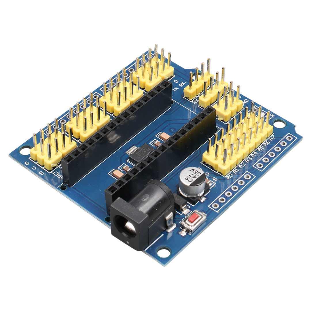 Arduino Uno Sensor Shield V4.0 (Mavi) Genişletme Kartı Fiyatı - Merter ...