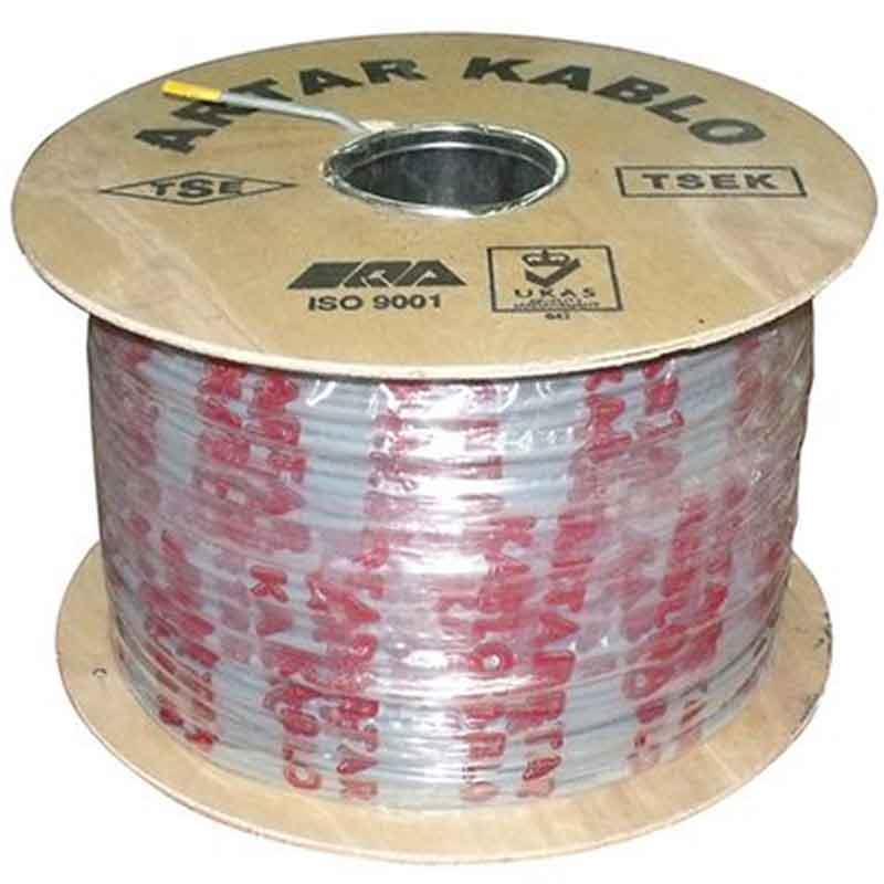 ARTAR 2+1 1 COAX + 2 X 0.75 MM CCTV KAMERA KABLOSU (1000 METRE)