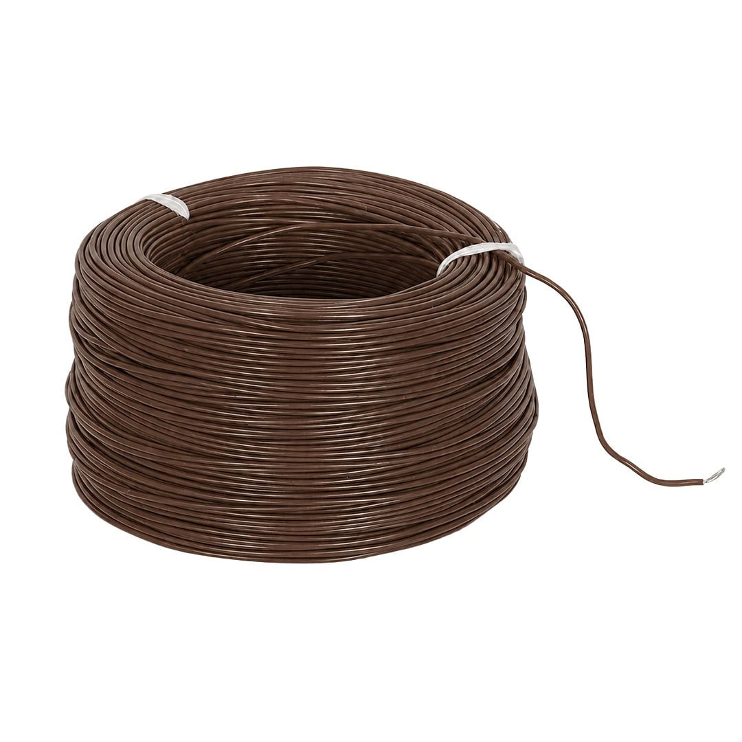 ARTAR H03V-K 0.22 MM BAKIR ÇOK DAMARLI DEVRE MONTAJ KABLOSU KAHVERENGİ ZİL TELİ (0.22MM2 100 METRE)