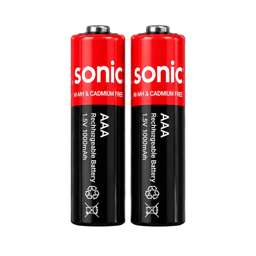 ASONİC PL400 İNCE 1.5V 400 MAH/750 MVH TYPE-C ŞARJLI 2'Lİ AAA PİL