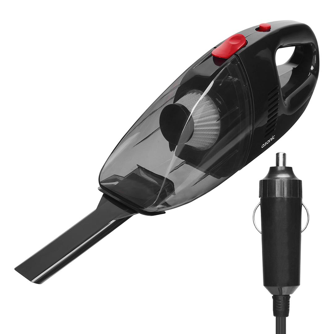 ASONIC S2024 SİYAH 80W 2000PA EMİŞ ISLAK VE KURU FUL BAKIR ARAÇ İÇİ EL SÜPÜRGESİ