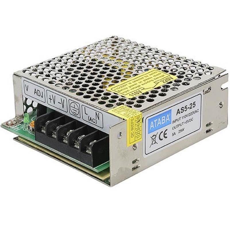 ATABA AS5-25 5 VOLT - 5 AMPER METAL KASA ADAPTÖR