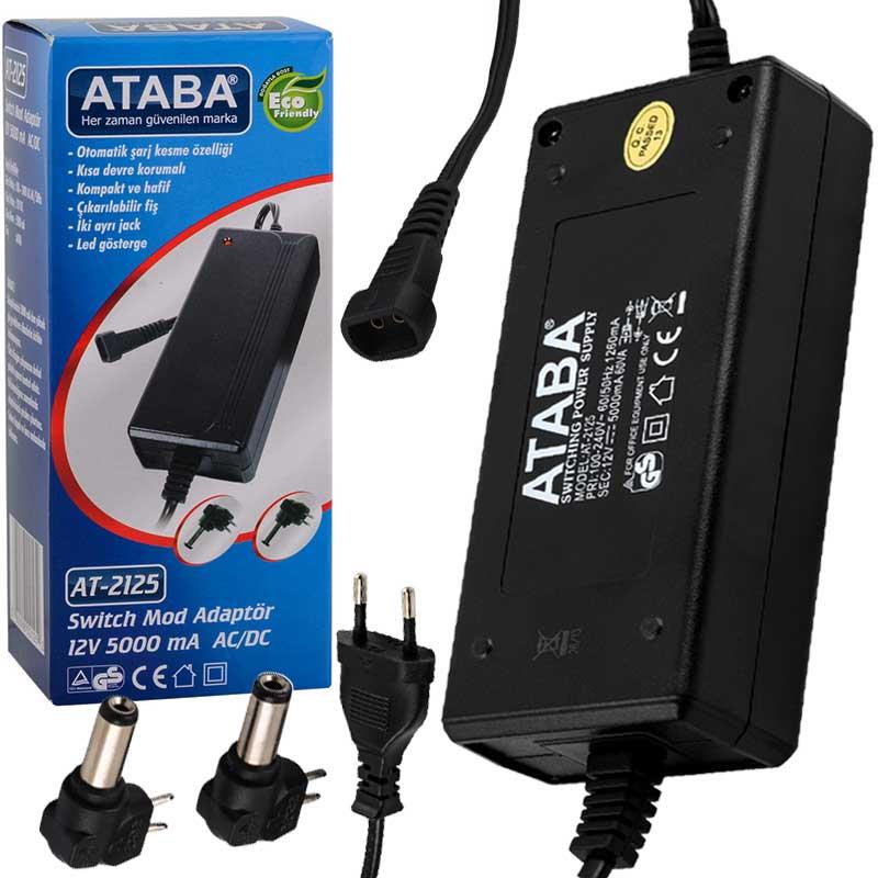 ATABA AT-2125 12 VOLT - 5 AMPER ADAPTÖR