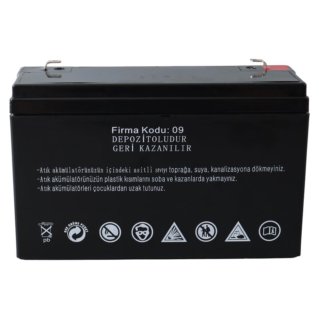 Atex AX6-12 6 Volt - 12 Amper Kuru Akülü Oyuncak Araba Aküsü