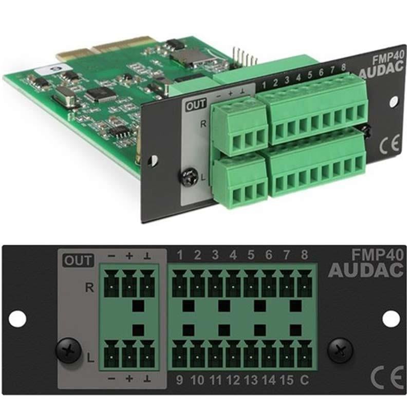 AUDAC FMP40 - XMP44 İÇİN VOICE FILE INTERFACE PLAYER MODULE MESAJ ÜNİTESİ