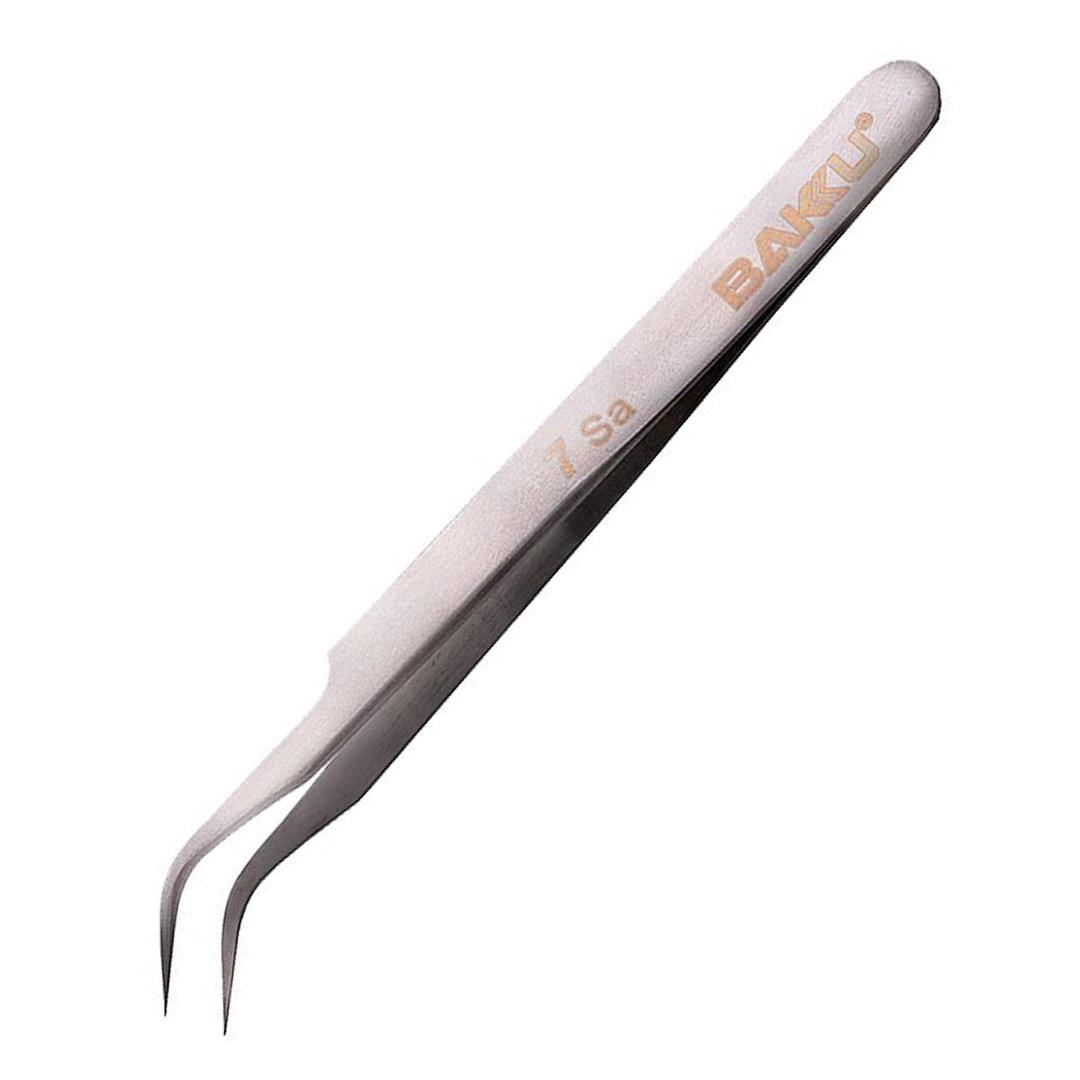 Baku BK-A3-7-SA Paslanmaz Çelik Eğri Uç Cımbız Fiyatı - Merter Elektronik