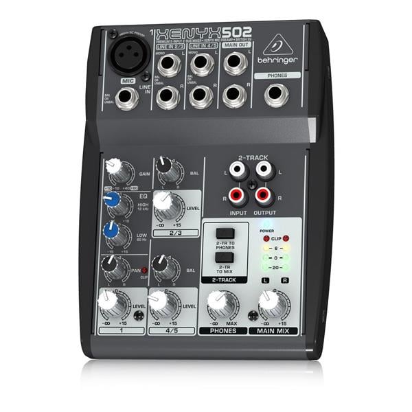 BEHRINGER XENYX 502 5 KANAL DECK MİXER 4 OHM STEREO