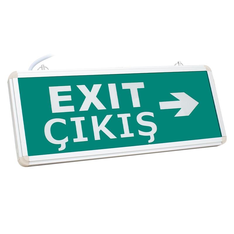 CATA CT-9166 3 WATT LEDLİ ACİL ÇIKIŞ ŞARJLI EXIT LEVHASI (SAĞA)