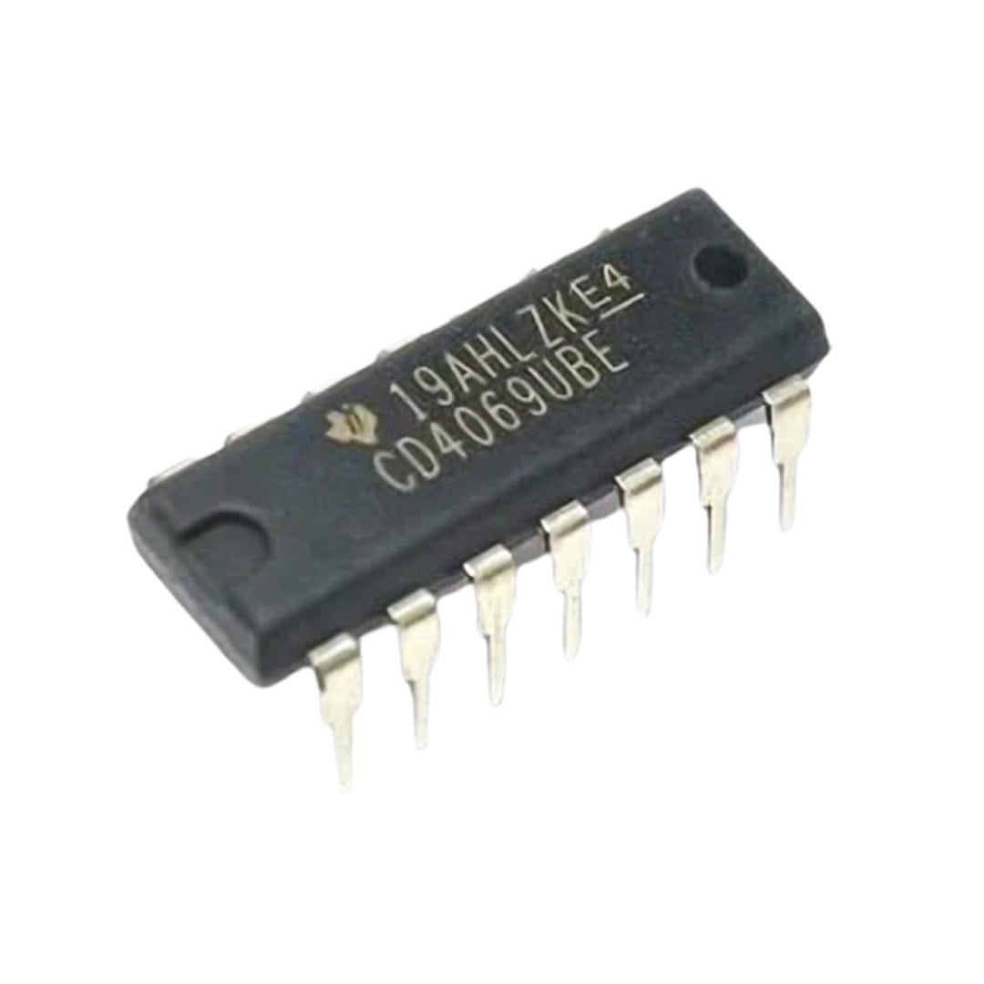 CD 4069  DIP-14 ENTEGRE DEVRE