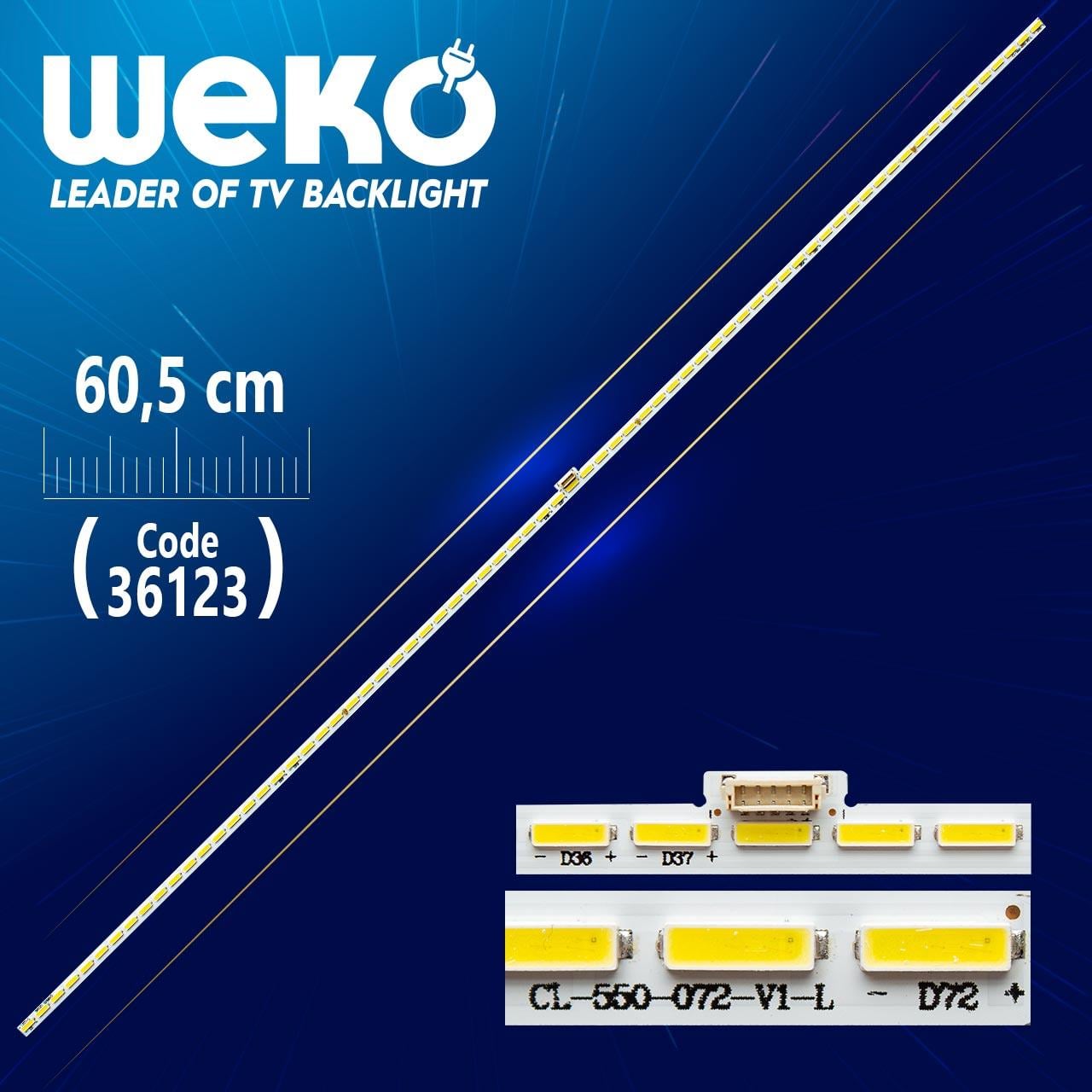 CL-550-072-V1-L 11800821-A0  72 LEDLİ 60.5 CM
