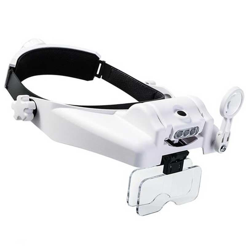 CLASS MG-820 5 AYRI MERCEKLİ LED IŞIKLI KAFA TİPİ BÜYÜTEÇ