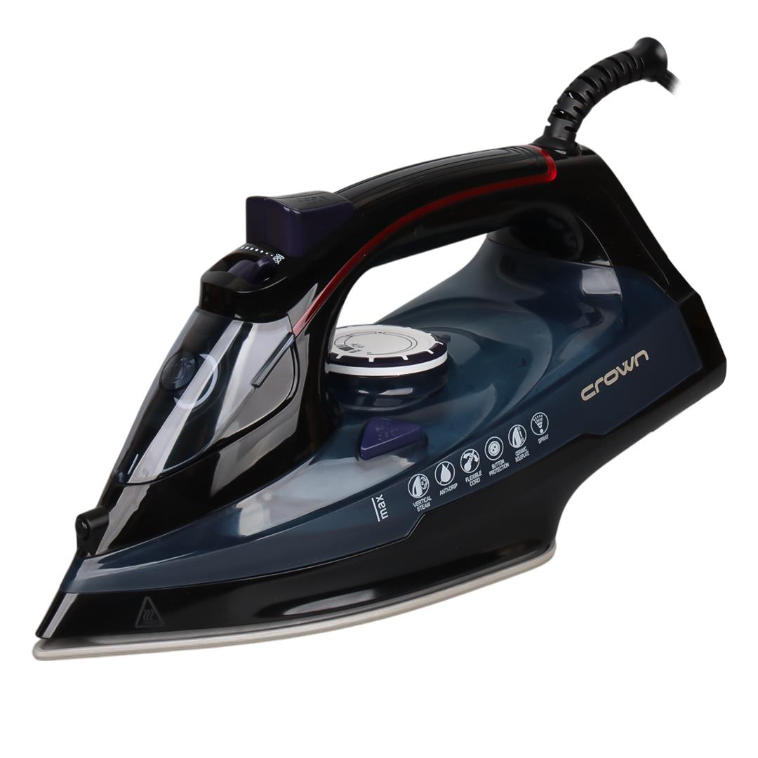 CROWN CRW-7206 SERAMİK TABAN 2200W MAVİ BUHARLI ÜTÜ