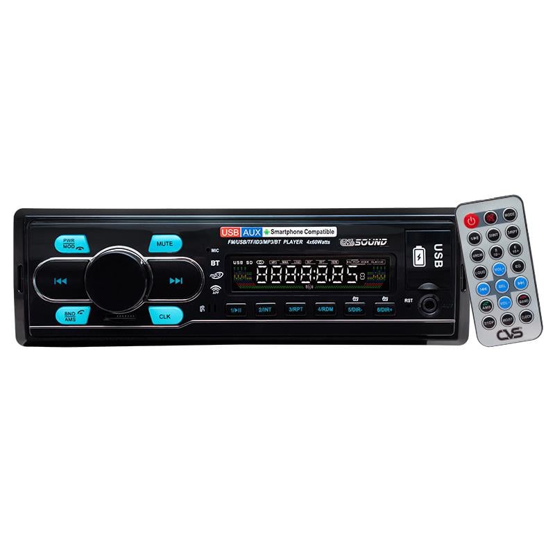 CVS SOUND DN-6310 USB/SD/FM/AUX/BT İSO SOKETLİ MEKANİKSİZ OTO TEYP 4X60 WATT