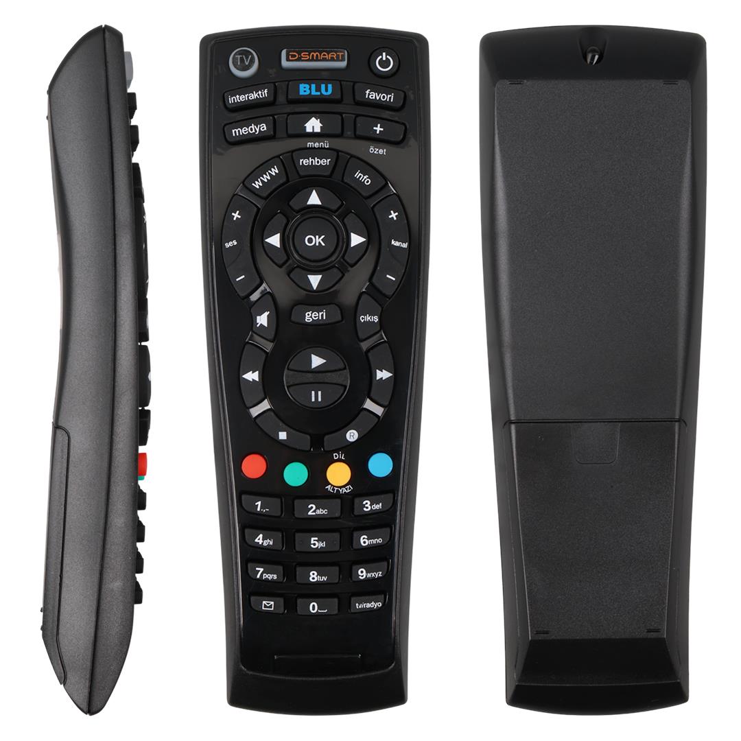 D-Smart HD BLU Akıllı Uydu Alıcı Kumandası Fiyatı - Merter Elektronik