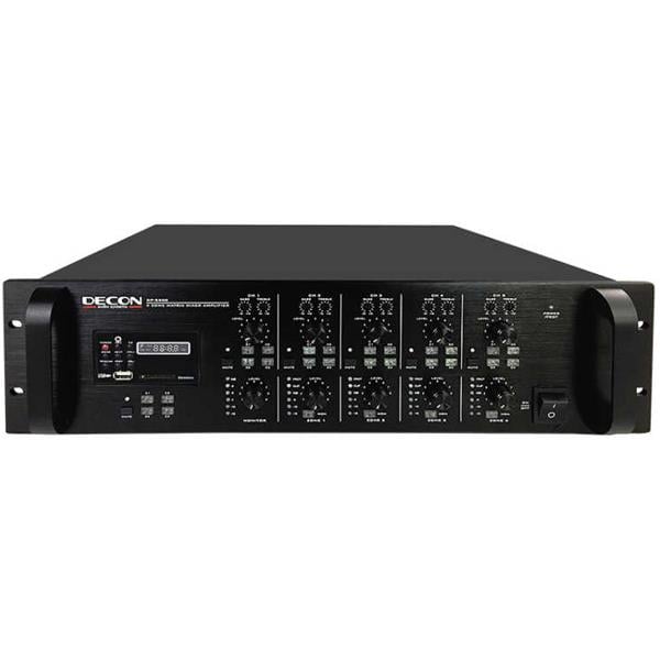 DECON DP-5200 4 X 200W 4 OHM 70-100V USB-SD 5 X 4 MATRIX MIXER AMFİ