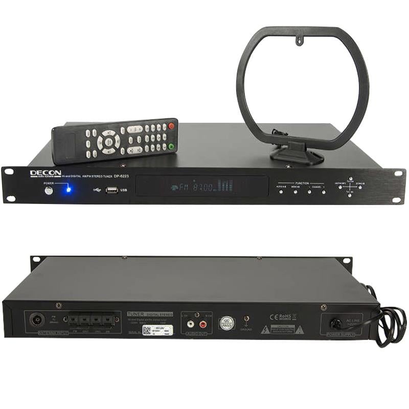 DECON DP-6223 DİJİTAL FM TUNER