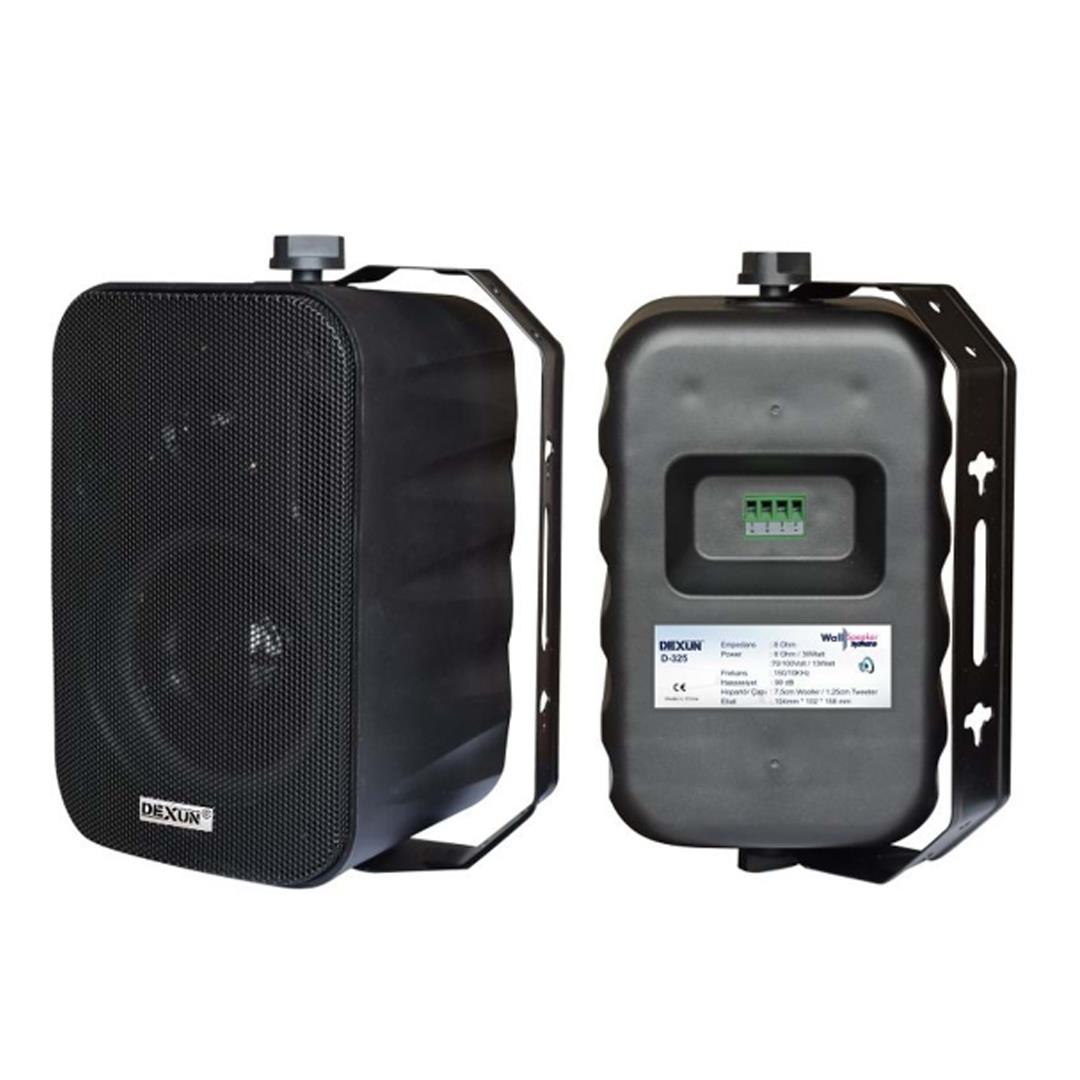 DEXUN  D-425T SİYAH 4 30W 8 OHM 70/100V HAT TRAFOLU SÜTÜN HOPARLÖRÜ
