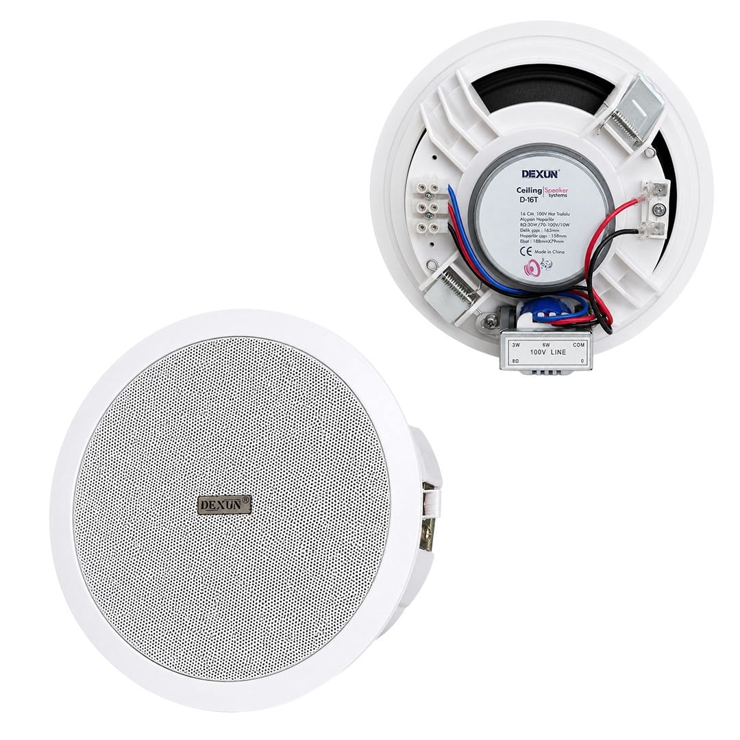 DEXUN D-16T 16 CM HAT TRAFOLU 100 VOLT 15 WATT ALÇIPAN TAVAN GÖMME HOPORLÖR (186 X79 MM)