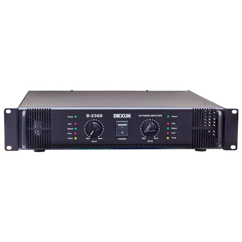 DEXUN D-2300 70V-100V 2X300WATT HAT TRAFOLU POWER ANFİ