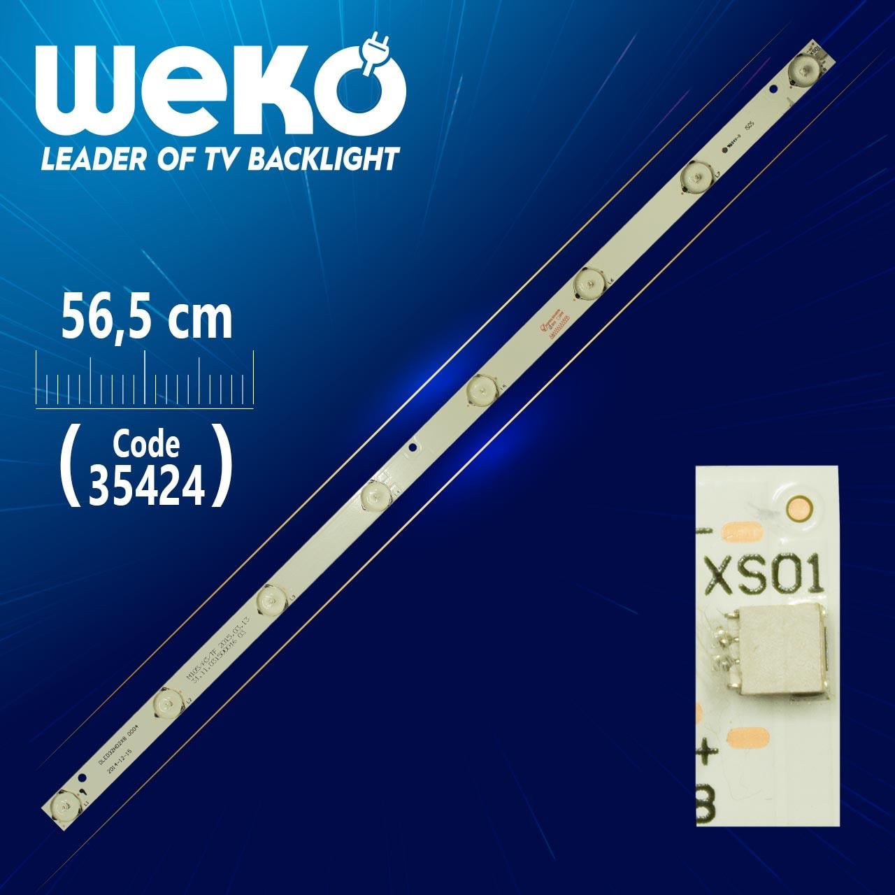 DLED32HD2X8 0004 - M105/A3/TF - 31.11.031500016 03 - 56.5 CM 8 LEDLİ - (WK-1002)