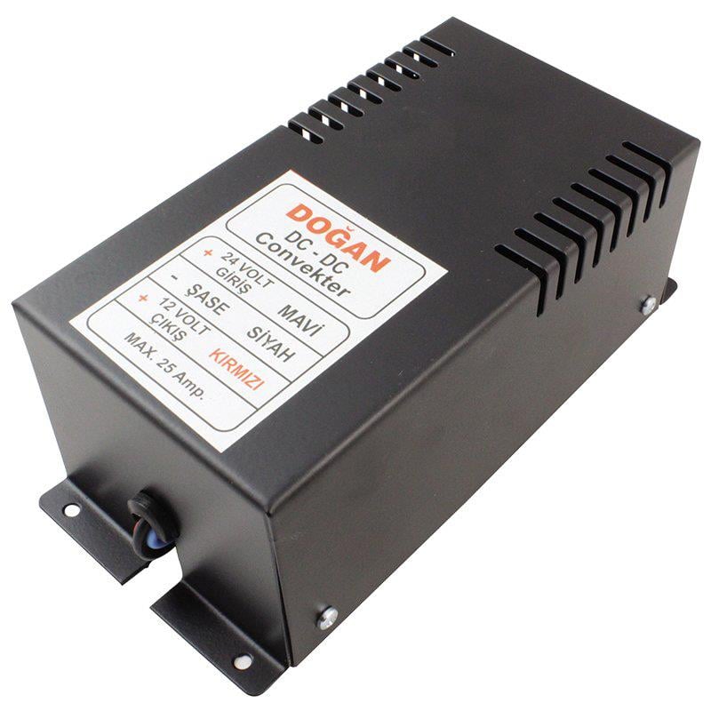 DOĞAN 24V/12V 25 AMPER OTO KONVERTÖR