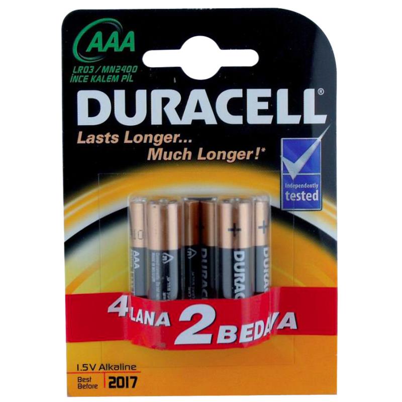 DURACELL AAA İNCE PİL (8Lİ PAKET FİYATI)