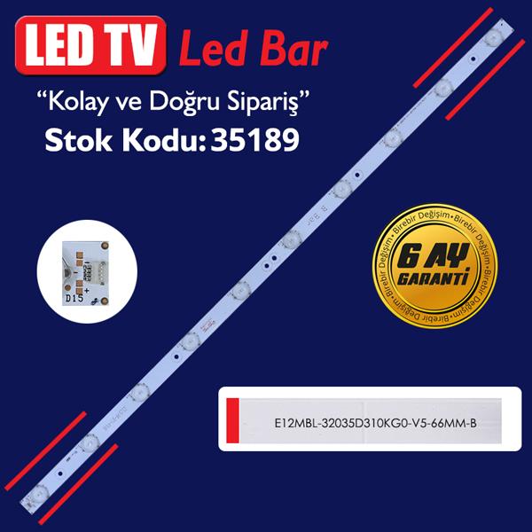 E12MBL-32035D310KG0-V5-66MM-B BAR - 63.3 CM 10 LEDLİ - (WK-493)