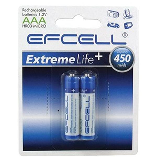 EFCELL 450 MAH İNCE ŞARJLI PİL (TEKLİ FİYAT)