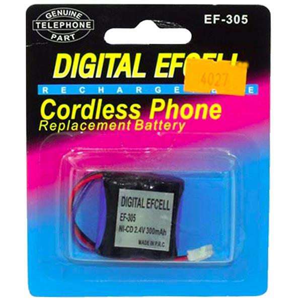 EFCELL EF-305 2.4 VOLT 2Lİ KISA 3 KABLOLU PİL