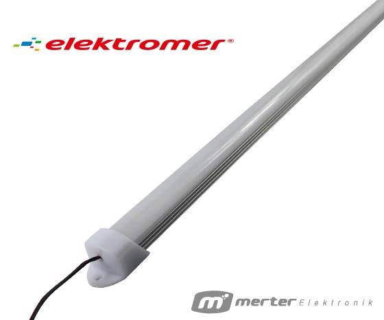 ELEKTROMER 72 LED 12 VOLT 1 METRE BEYAZ MAT DIŞ MEKAN ÇUBUK LED