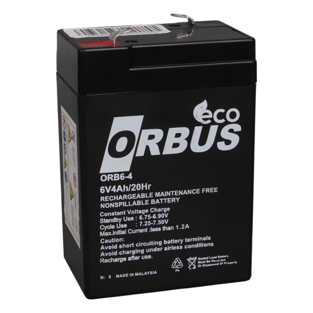 Energy Mustang 6 Volt 4 Amper Kuru Işıldak Aküsü (70x48x101 Mm) Fiyatı - Merter Elektronik