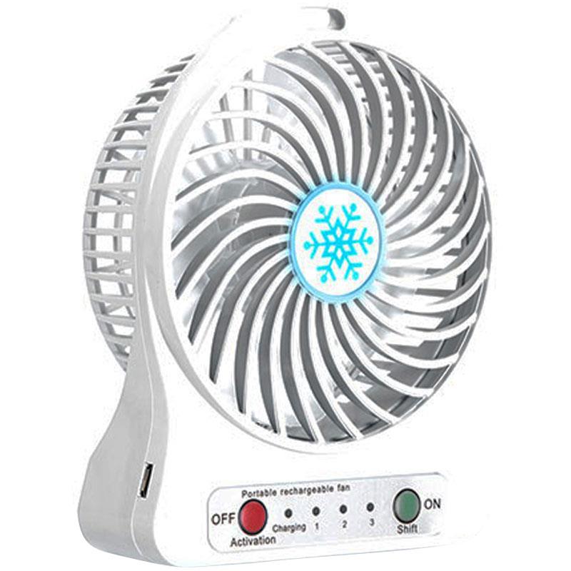 EVEREST EFN-501 MASAÜSTÜ ŞARJ EDİLEBİLİR 1200MAH USB FAN (SİYAH*MAVİ*BEYAZ)