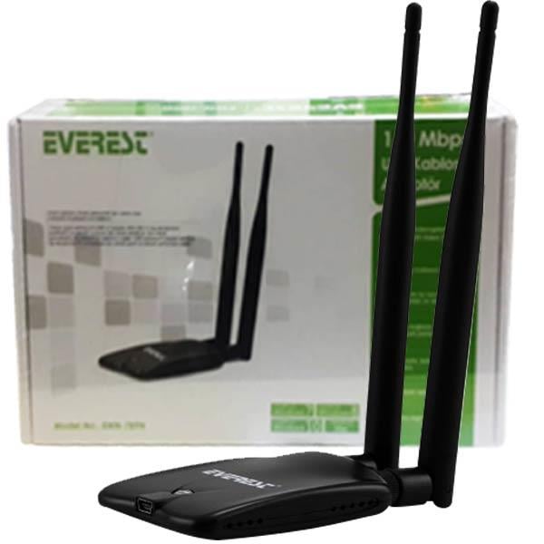 EVEREST EWN-789N 150MPS USB ÇİFT ANTEN KABLOSUZ ADAPTÖR