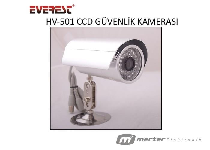 EVEREST HV-588B SONY CCD SENSÖR 480 TVL 3.6 MM LENS GÜVENLİK KAMERASI