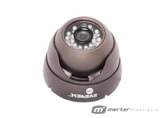 EVEREST HV-802 480 TVL 24 LED 1/3 SONY CCD GECE GÖRÜŞLÜ KAMERA