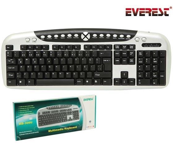 EVEREST KB-308U MULTİMEDYA USB KLAVYE