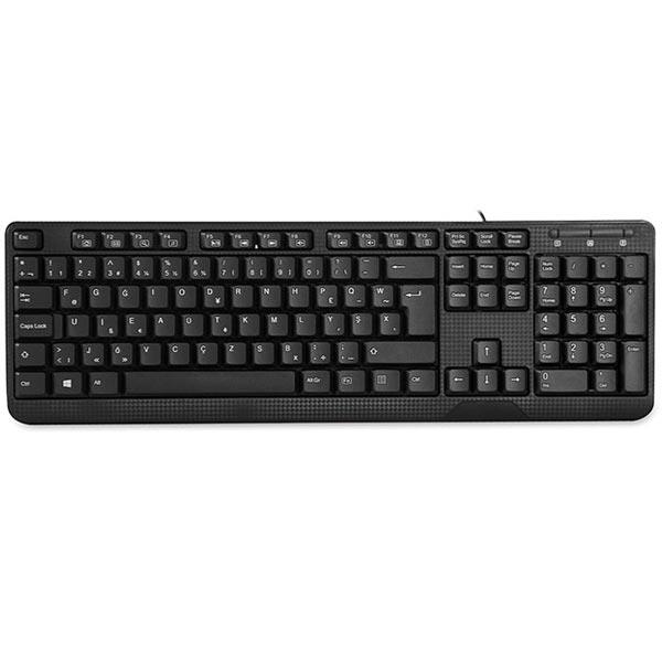 EVEREST KB-871F STANDART SİYAH USB F KLAVYE