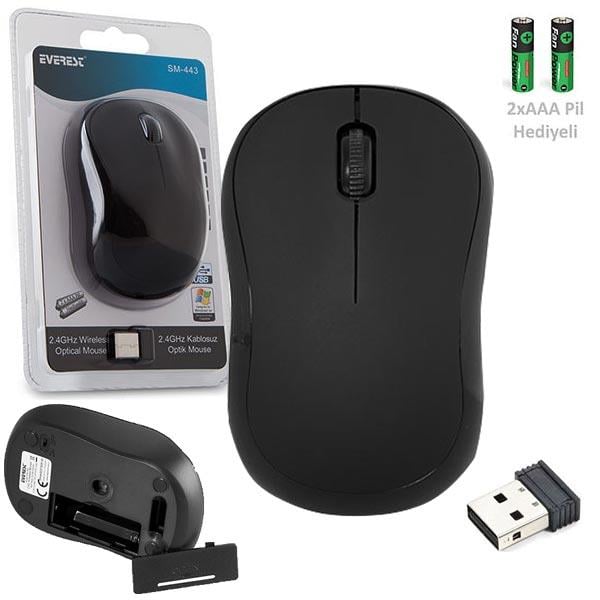 EVEREST SM-443 KABLOSUZ MOUSE