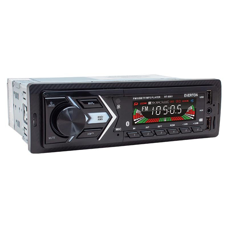 EVERTON RT-5001 USB/SD/FM/AUX/BT BLUETOOTHLU MEKANİKSİZ OTO TEYP 4X50 WATT