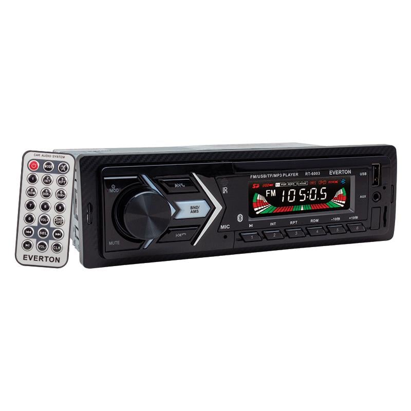EVERTON RT-6003 USB/SD/FM/AUX/BT BLUETOOTHLU MEKANİKSİZ OTO TEYP 4X50 WATT