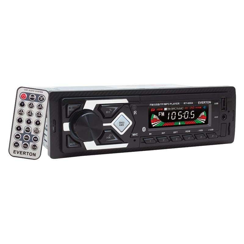 EVERTON RT-6004 USB/SD/FM/AUX/BT BLUETOOTHLU MEKANİKSİZ OTO TEYP 4X50 WATT